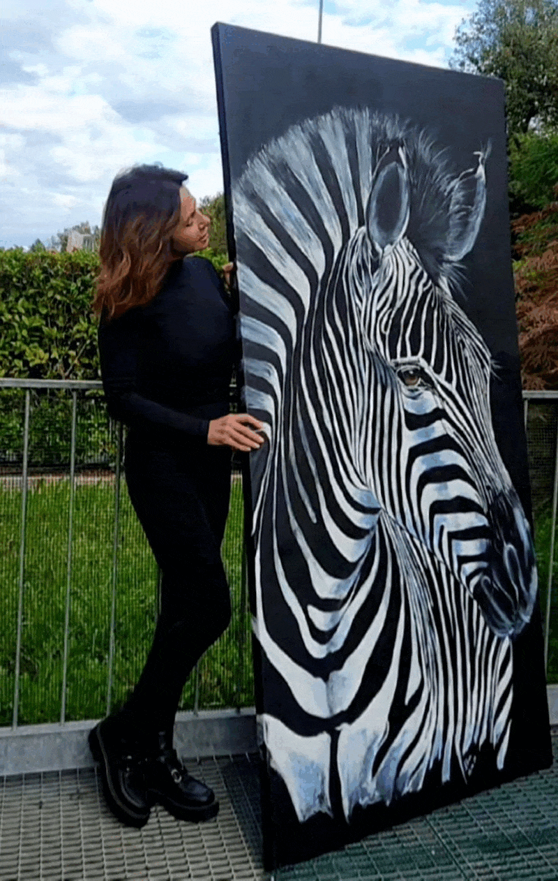 ArteDiAlina.com painting: Walk on the wild side